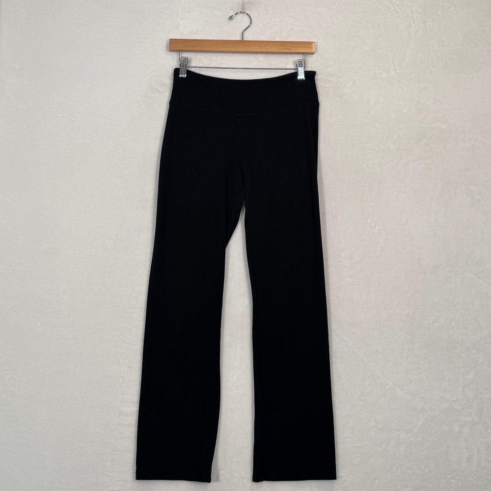 Peace & Pearls Black Yoga Pants Size M
